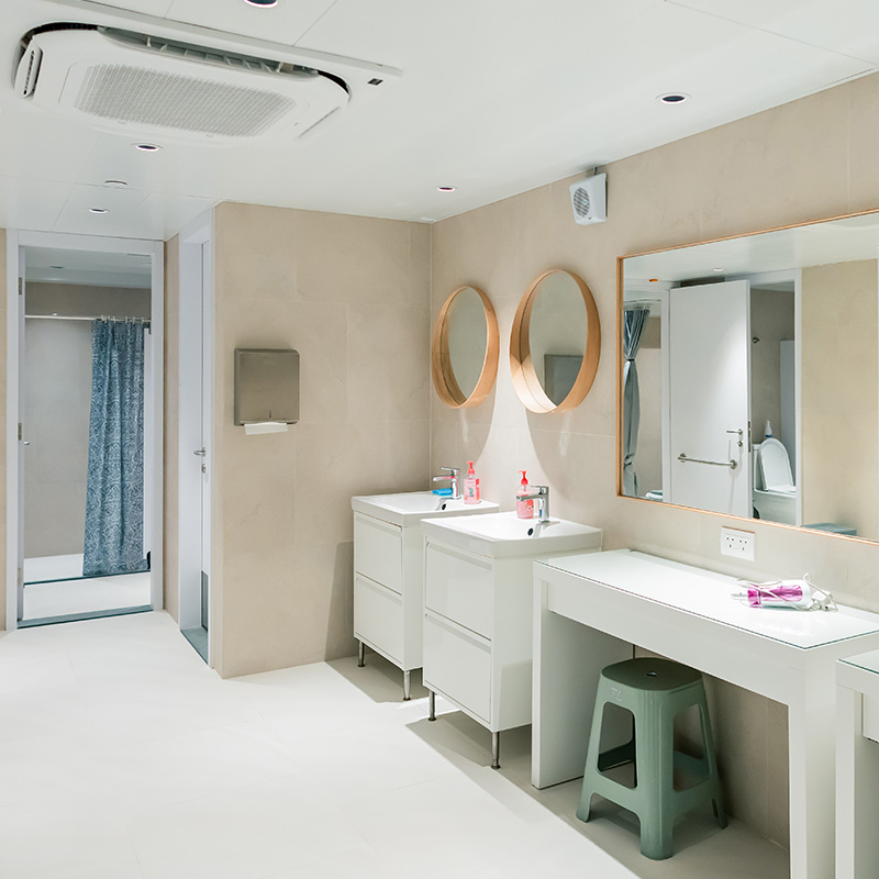 Shower and Washroom Facilities: Including individual shower rooms, accessible shower facilities and family shower rooms