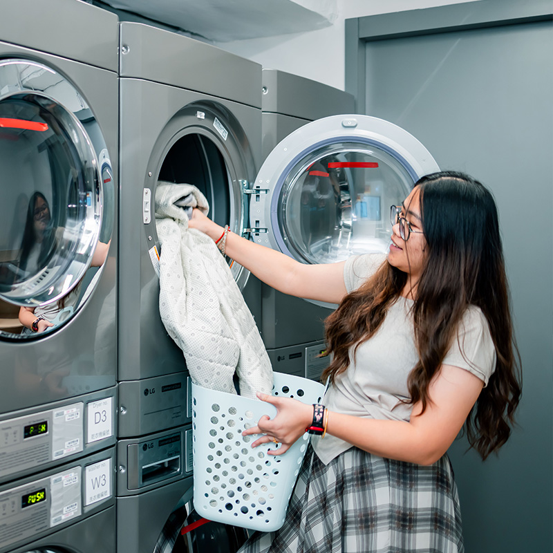 Laundry Room: Equipped with self-service washing and drying machines, providing members with convenient laundry facilities.